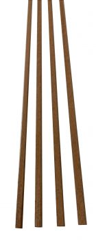 Ränder Mahagoni Swietenia schlicht, 1 Satz = 4 St. 820x3x6mm